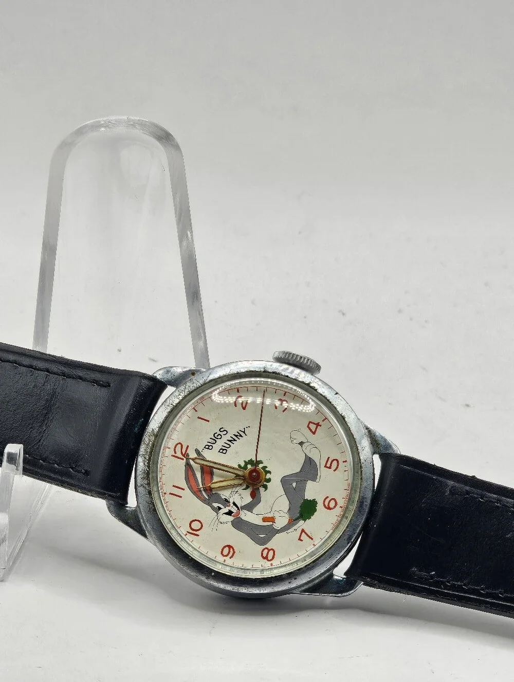 1951 Rexal Drugs 3rd Variation Bugs Bunny Manually Wound Wristwatch Running